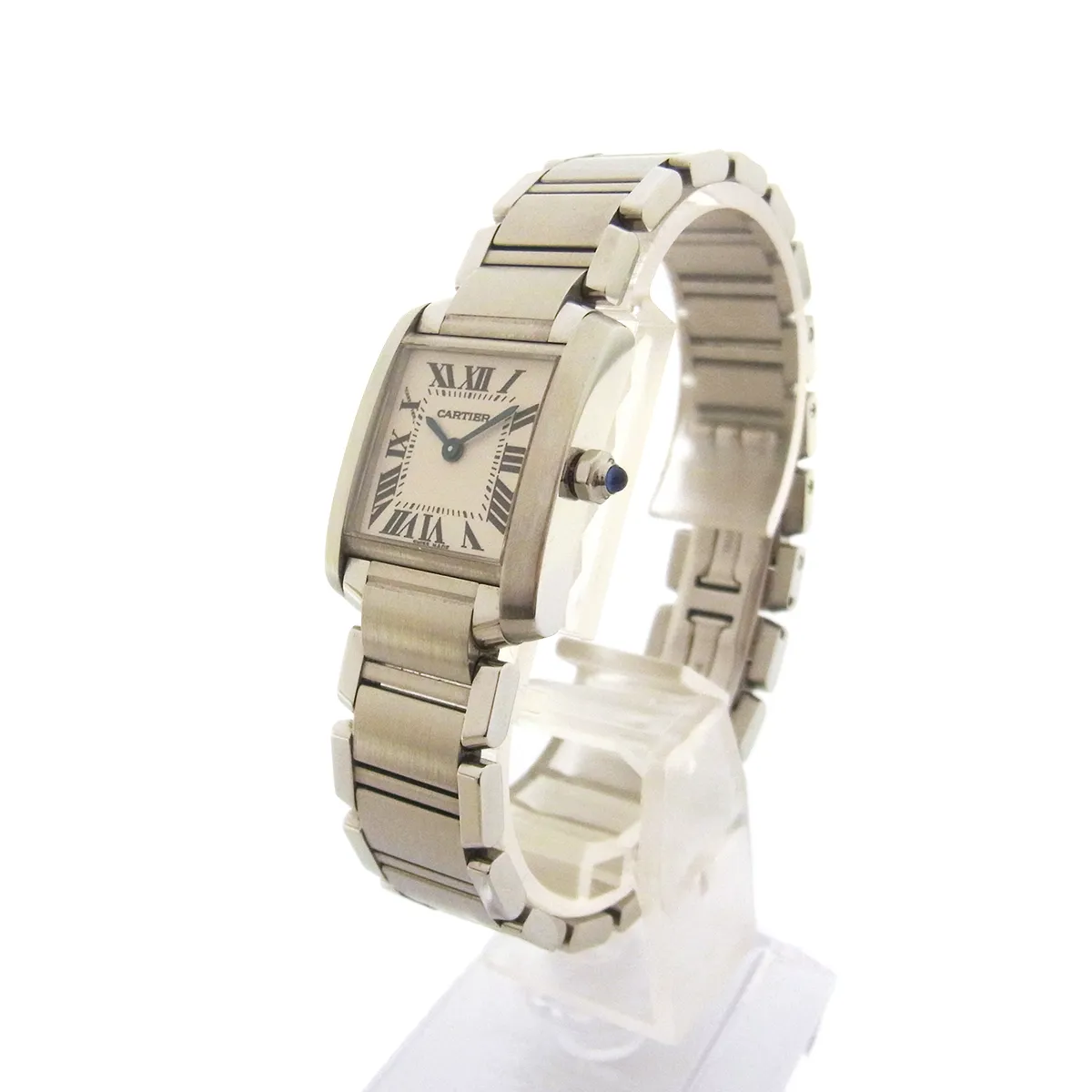 カルティエ (Cartier) タンクフランセーズSM W51008Q3 腕時計 白文字盤
