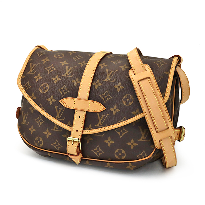 ルイヴィトン(Louis Vuitton) ソミュール30 M42256 ショルダーバッグ モノグラム ブラウン