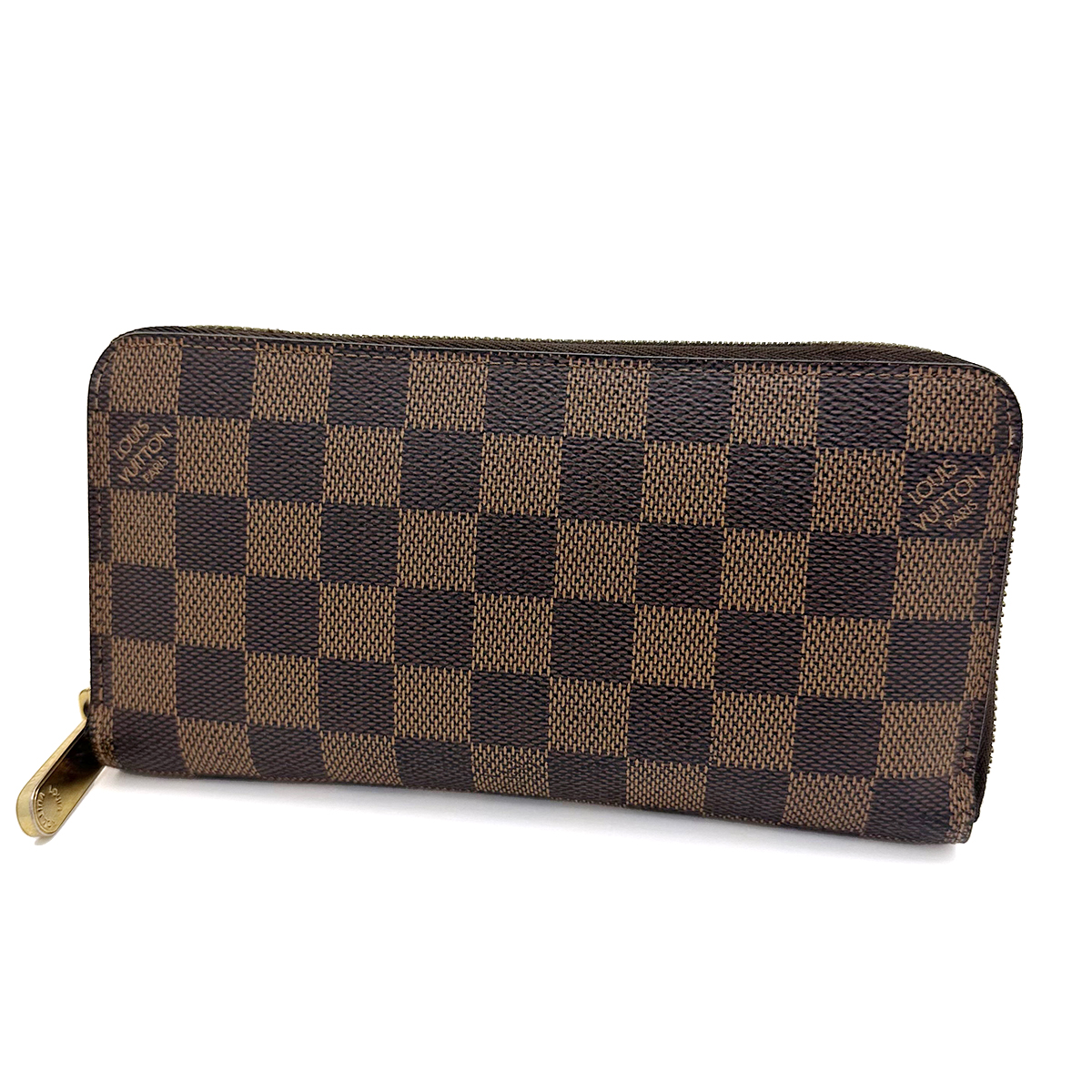ルイヴィトン(Louis Vuitton) ジッピー・ウォレット N60015 旧型 長財布 ダミエ ブラウン
