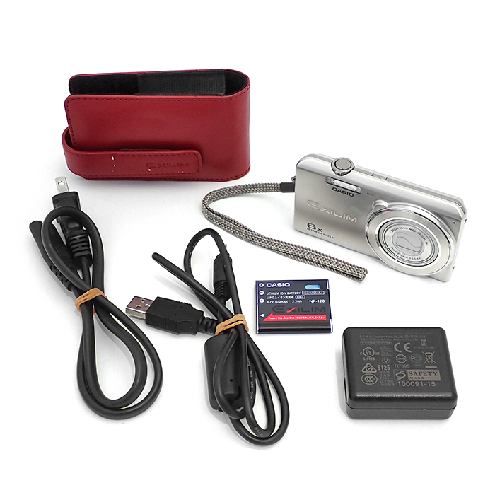 カシオ(CASIO) EXILIM エクシリム EX-ZS20 デジタルカメラ 充電器・バッテリー・ケース付き シルバー