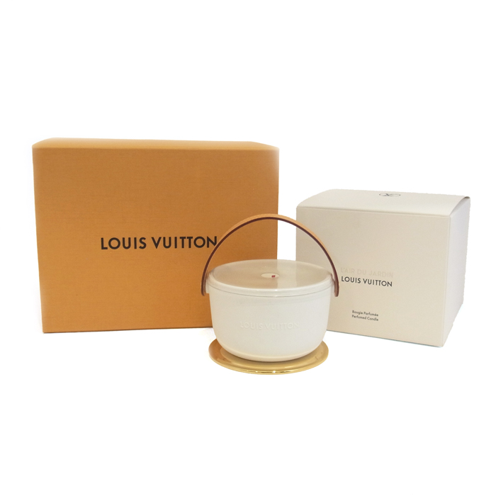 ルイヴィトン(Louis Vuitton) L'AIR DU JARDIN レール・ドゥ・ジャルダン アロマキャンドル LP0108 ホワイト