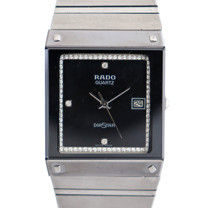 ラド―(RADO) DIASTAR ダイヤスター 129.0514.3 メンズ腕時計 黒文字盤