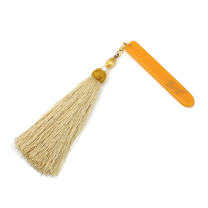 ケンゾー(KENZO) 帯飾り 根付け タッセル 和装小物 帯アクセサリー オレンジ