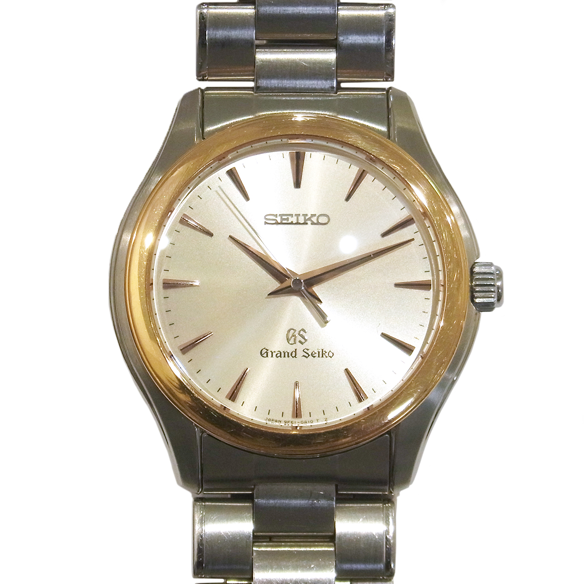 セイコー(SEIKO) GRAND SEIKO SBGX004 9F61-0A20 腕時計 ゴールド文字盤