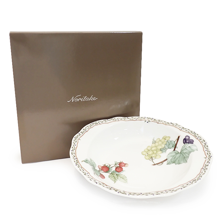 ノリタケ (Noritake) カレー＆パスタボウル 26cm オーチャードガーデン 皿 食器 箱付き T97898/4911 未使用品