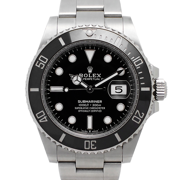 ロレックス(ROLEX) サブマリーナ デイト 126610LN メンズ腕時計 箱・ケース・保証書付き 黒文字盤