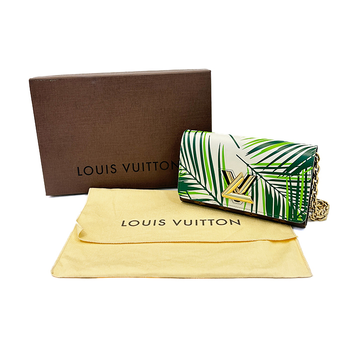 ルイヴィトン(Louis Vuitton) ポルトフォイユ・ツイストチェーンウォレット M61604 2016年クルーズライン 箱・保存袋付き グリーン