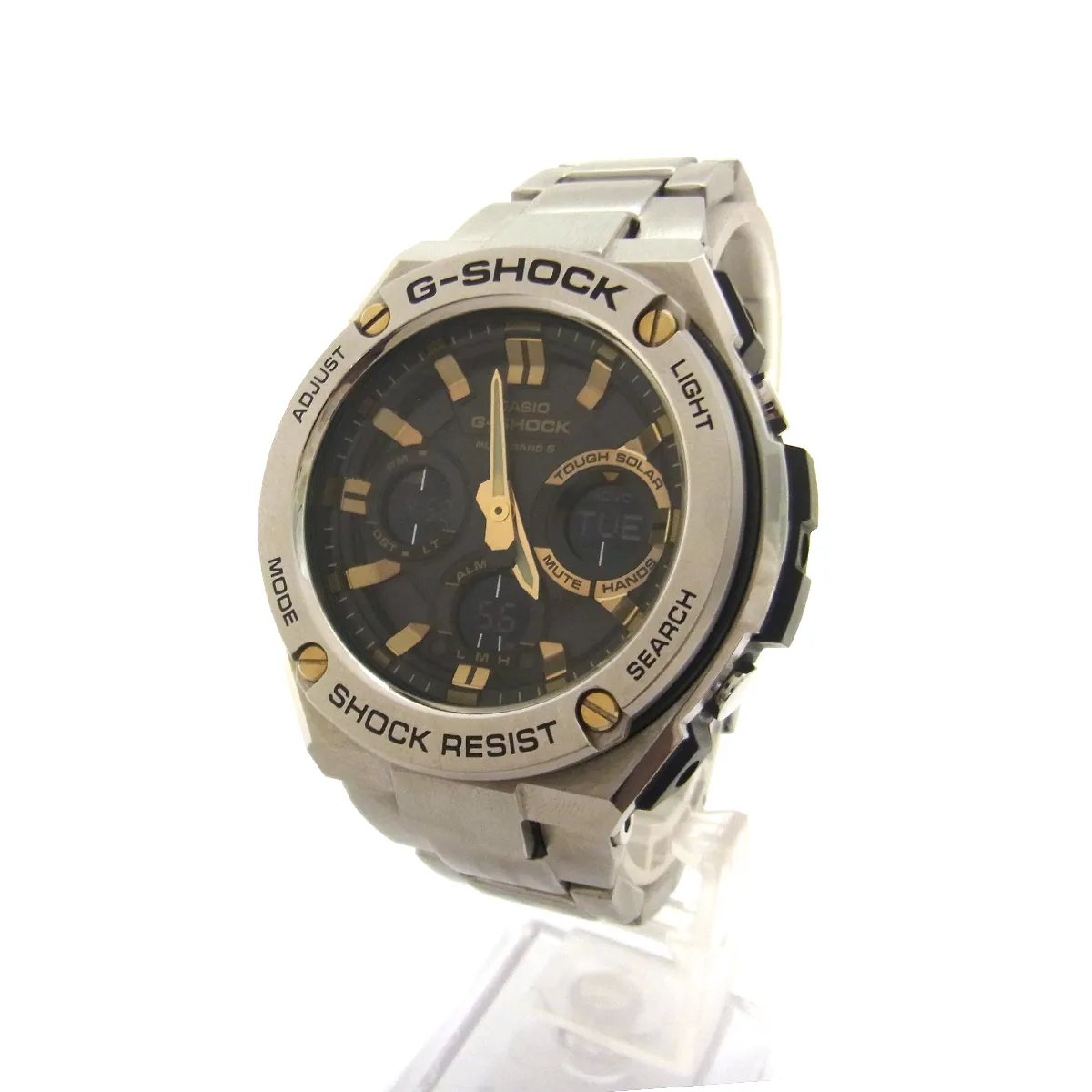カシオ（CASIO）G-SHOCK 腕時計 G-STEEL GST-W110D シルバーカラー